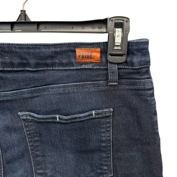 Paige Dark Wash Denim Shorts‎ Womens Cuffed Hem Casual Size 29